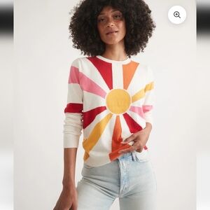Marine Layer Colorful Sunburst Men's Sweater